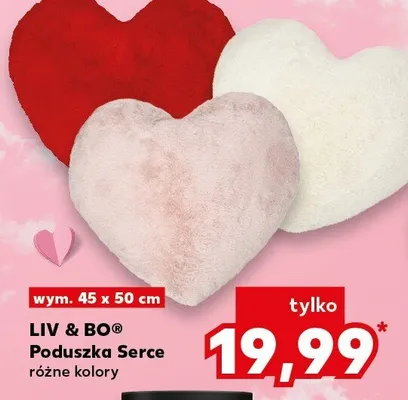 Poduszka Serce promocja w Kaufland