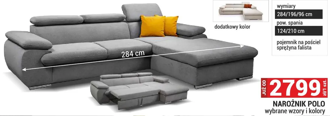 Narożnik POLO promocja w Merkury Market