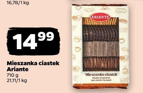 Mieszanka ciastek promocja w Netto