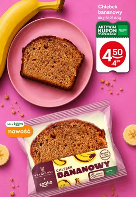 Chlebek bananowy Szabelski promocja w Żabka