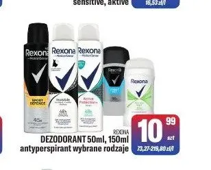 Dezodorant Rexona antiperspirant 50 ml promocja w Tomi Markt