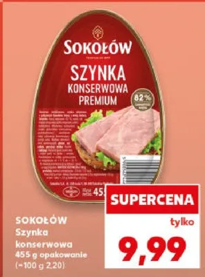 Szynka konserwowa premium promocja w Kaufland
