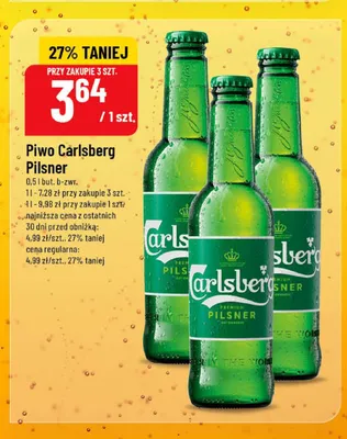 Piwo Carlsberg Pilsner promocja w POLOmarket