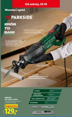 Piła szablasta Parkside 850W promocja w Lidl