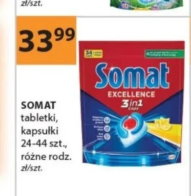 Tabletki do zmywarki Somat Excellence promocja w Drogerie Laboo