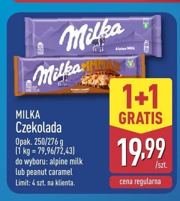 Czekolada Milka promocja w Aldi