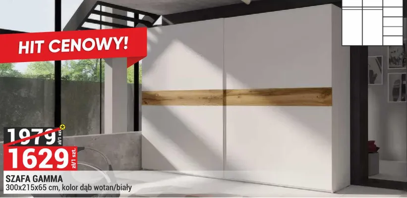 Szafa Gamma promocja w Merkury Market