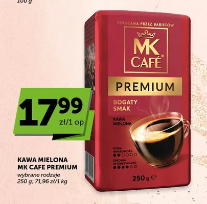 Kawa mielona MK Café Premium promocja w Groszek