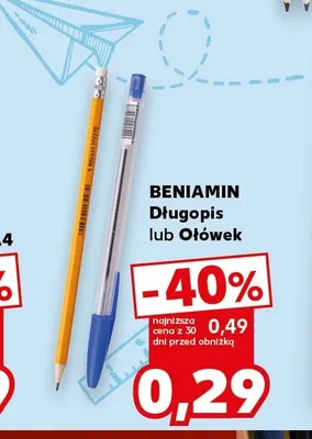 Ołówek Beniamin promocja w Kaufland