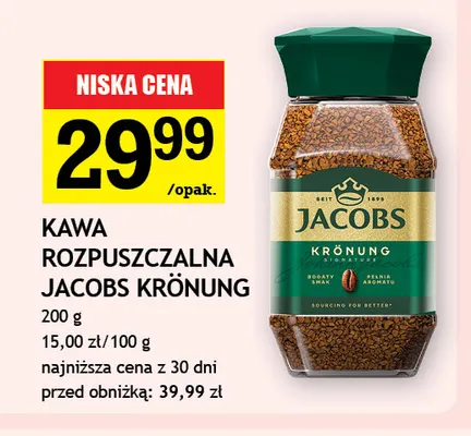 Kawa rozpuszczalna Jacobs Krönung promocja w Gram Market