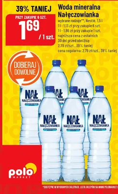 Woda mineralna Nałęczowianka promocja w POLOmarket