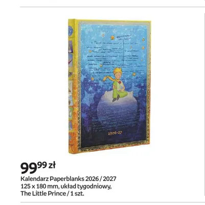 Kalendarz Paperblanks 2026/2027 The Little Prince 125x180 mm promocja w Empik