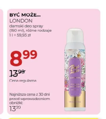 Deo spray damski London Być Może... promocja w Drogerie Jawa