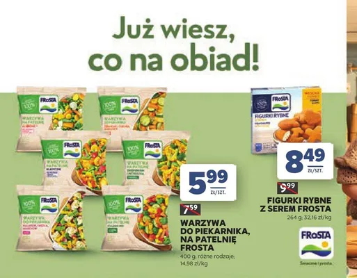 Warzywa do piekarnika, na patelnię Frosta promocja w Stokrotka