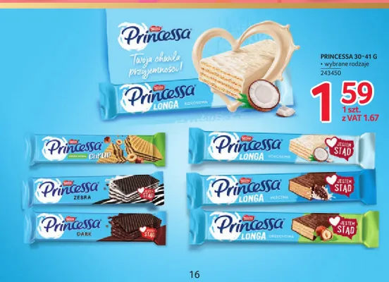 Wafel Princessa Zebra promocja w Selgros