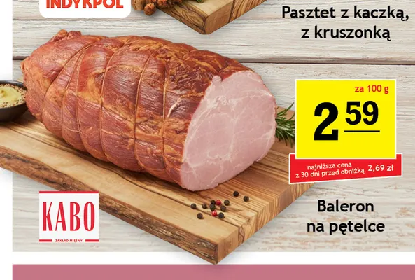 Baleron na pętelce Kabo promocja w Gram Market
