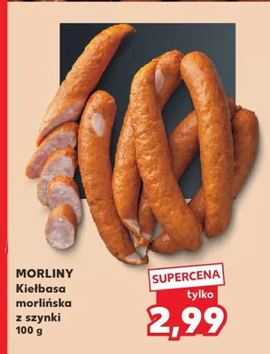 Kiełbasa morlińska z szynki Morliny promocja w Kaufland
