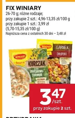 Fix Winiary Kurczak promocja w Stokrotka
