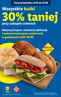 Bułki promocja w Lidl