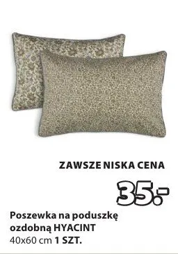 Poszewka na poduszkę ozdobną promocja w Jysk
