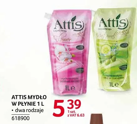Mydło w płynie Attis Flower promocja w Selgros