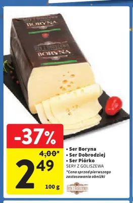 Ser Dobrodziej Sery z Goliszewa promocja w Intermarche