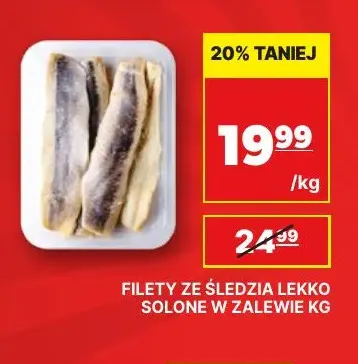 Filety ze śledzia lekko solone w zalewie promocja w API Market