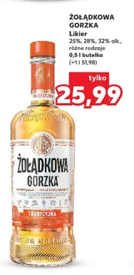 Likier 25%, 28%, 32% alk., różne rodzaje 0,5l promocja w Kaufland