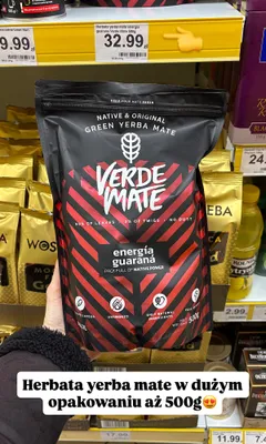 Herbata yerba mate energia guarana 500 g promocja w Dino