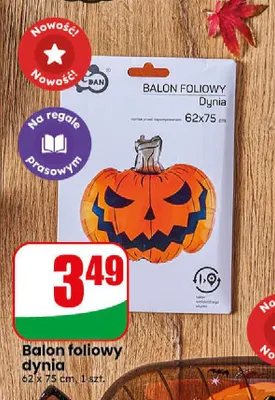 Balon foliowy dynia promocja w Dino