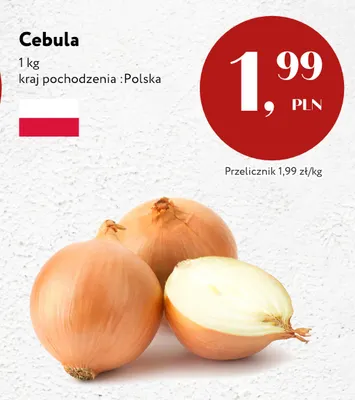 Cebula polska promocja w Market Point