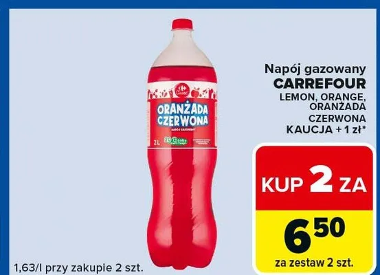 Napój gazowany Carrefour Lemon promocja w Carrefour Express