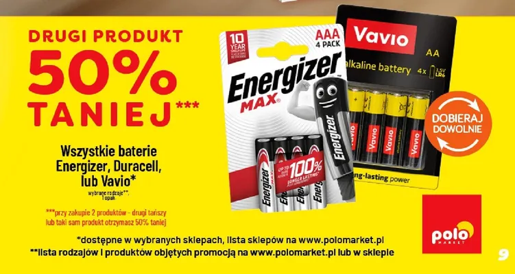 Baterie alkaliczne promocja w POLOmarket