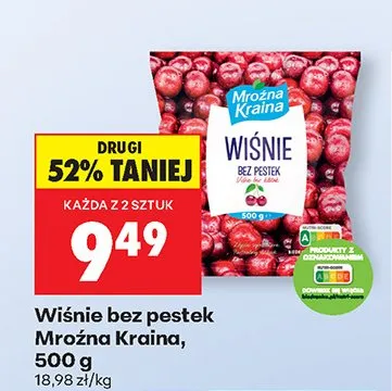 Wiśnie bez pestek promocja w Biedronka