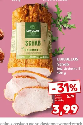 Schab LUKULLUS bez dodatku E promocja w Kaufland