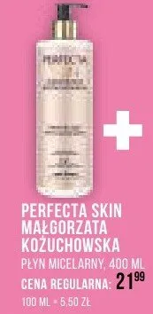 Perfecta skin małgorzata kożuchowska płyn micelarny promocja w Drogerie Natura