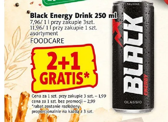 Napój energetyczny Black Energy Drink Classic promocja w Prim Market