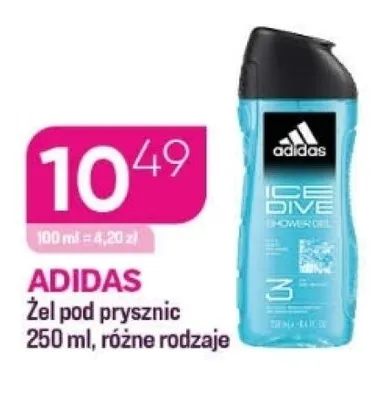 Żel pod prysznic Adidas promocja w Drogerie Koliber