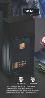 Woda toaletowa Black Suede Dark promocja w AVON