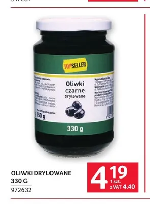Oliwki drylowane Topseller promocja w Selgros