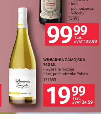 Wino Winiarnia Zamojska promocja w Selgros