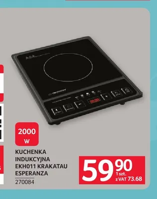 Kuchenka indukcyjna EKH011 Krakatau Esperanza promocja w Selgros