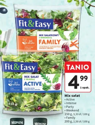 Mix sałatkowy active promocja w Intermarche