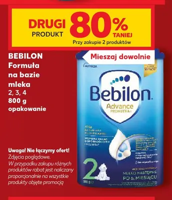 Formuła na bazie mleka Bebilon 2 promocja w Kaufland