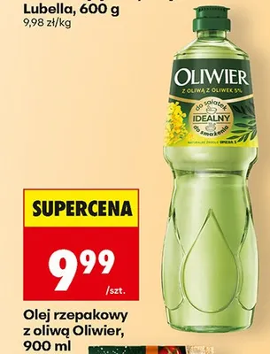 Olej rzepakowy z oliwą promocja w Biedronka