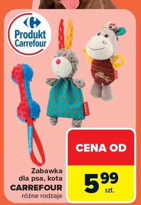 Zabawka dla psa, kota różne rodzaje promocja w Carrefour Market