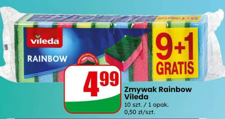 Zmywak Rainbow Vileda promocja w Dino