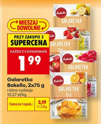 Galaretka Bakello 2-pak promocja w Biedronka
