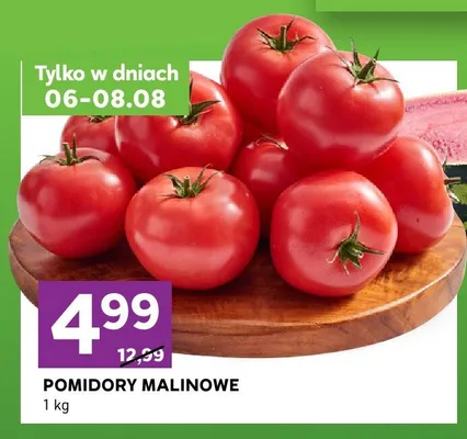 Pomidory malinowe promocja w Stokrotka