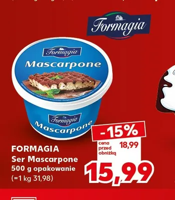 Ser mascarpone Formagia promocja w Kaufland